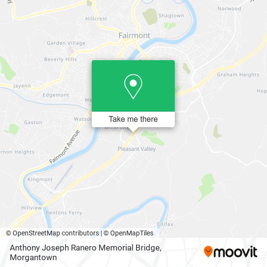 Anthony Joseph Ranero Memorial Bridge map