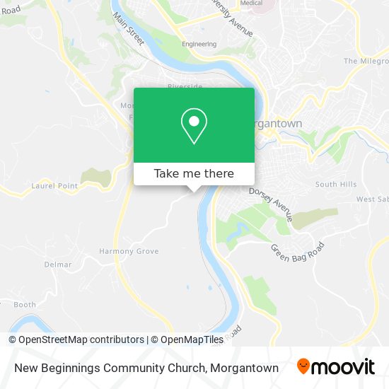 New Beginnings Community Church map