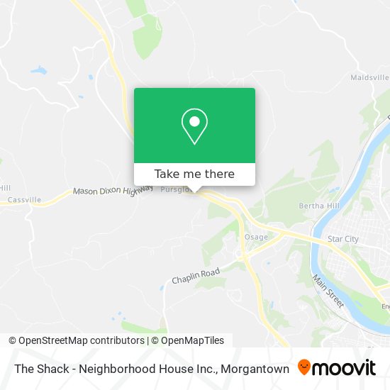 The Shack - Neighborhood House Inc. map