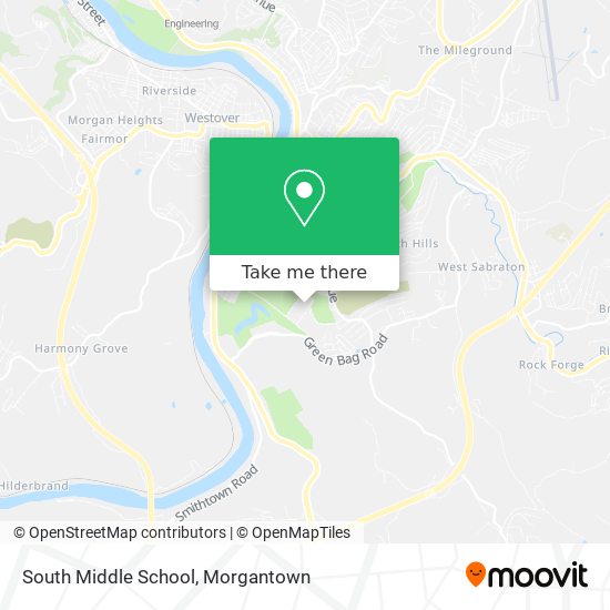 South Middle School map