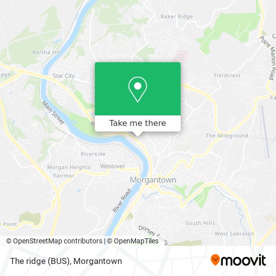 The ridge (BUS) map