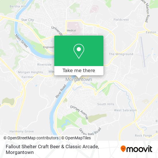Fallout Shelter Craft Beer & Classic Arcade map