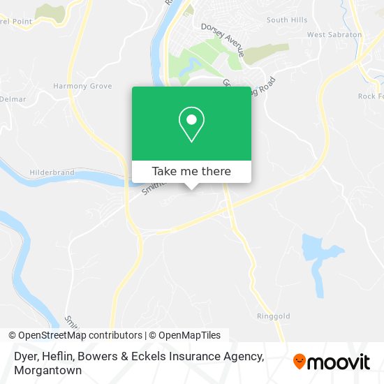 Dyer, Heflin, Bowers & Eckels Insurance Agency map