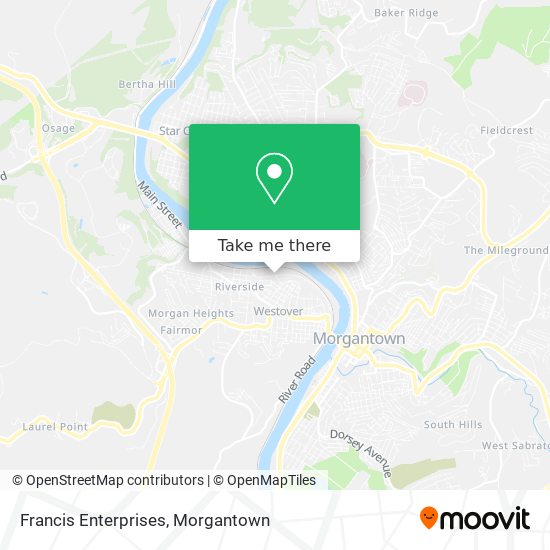 Francis Enterprises map