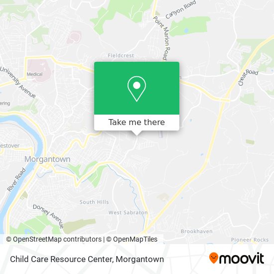 Child Care Resource Center map