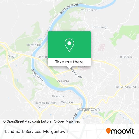 Mapa de Landmark Services