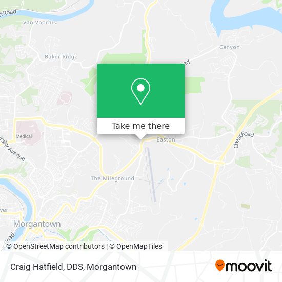 Craig Hatfield, DDS map