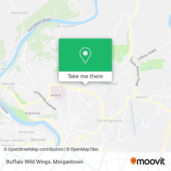 Mapa de Buffalo Wild Wings