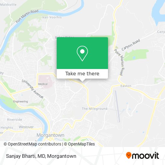 Mapa de Sanjay Bharti, MD