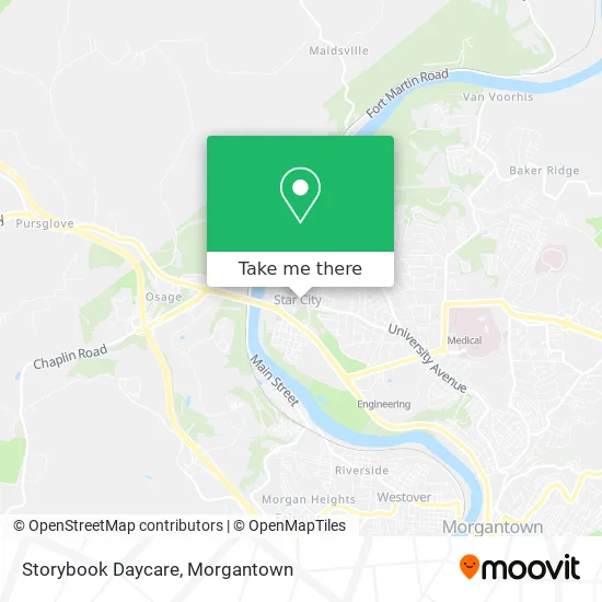 Storybook Daycare map