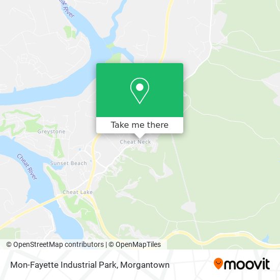 Mapa de Mon-Fayette Industrial Park