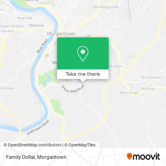 Mapa de Family Dollar