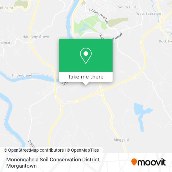 Mapa de Monongahela Soil Conservation District