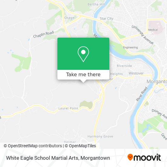 Mapa de White Eagle School Martial Arts