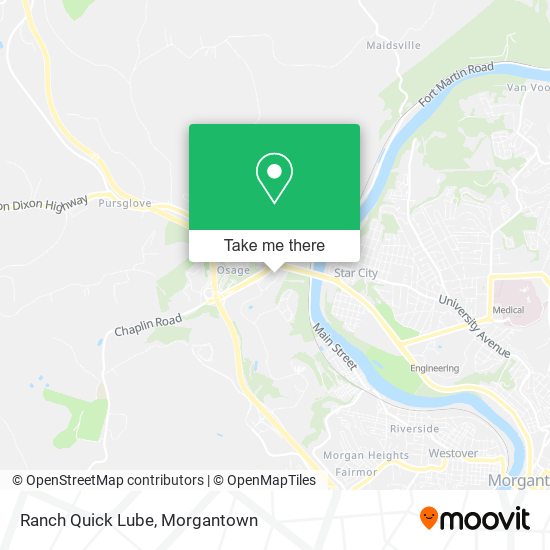 Ranch Quick Lube map