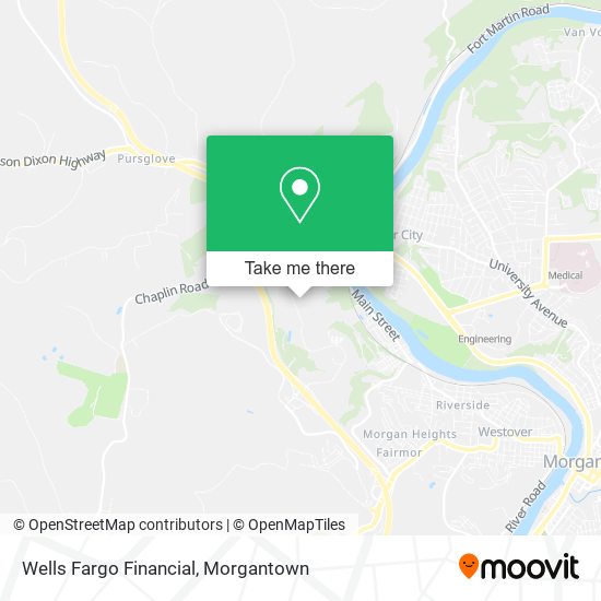 Wells Fargo Financial map