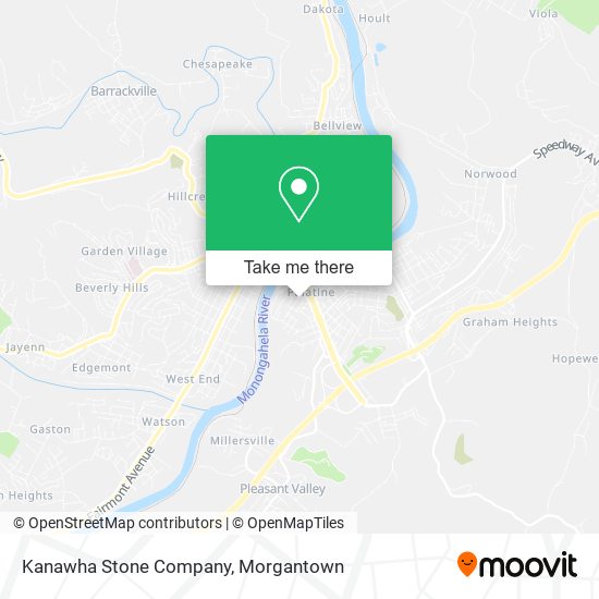 Kanawha Stone Company map