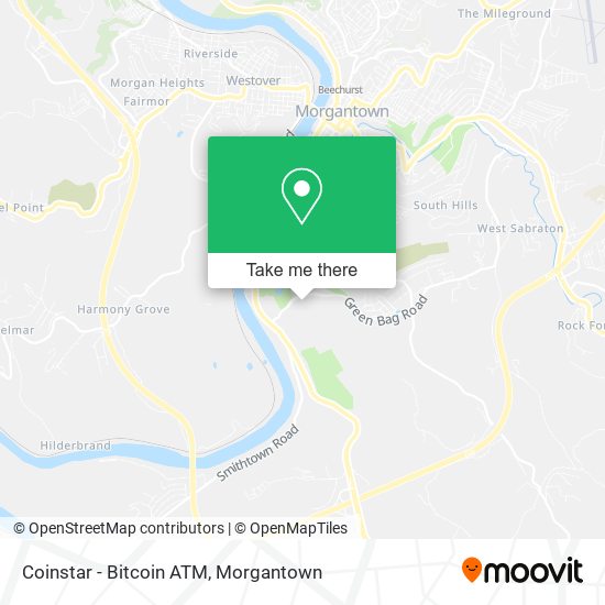 Mapa de Coinstar - Bitcoin ATM