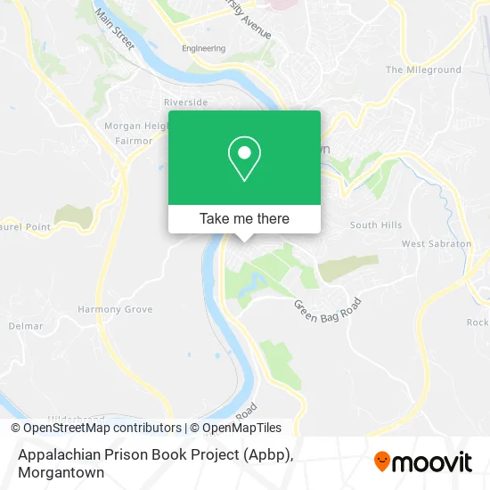 Appalachian Prison Book Project (Apbp) map