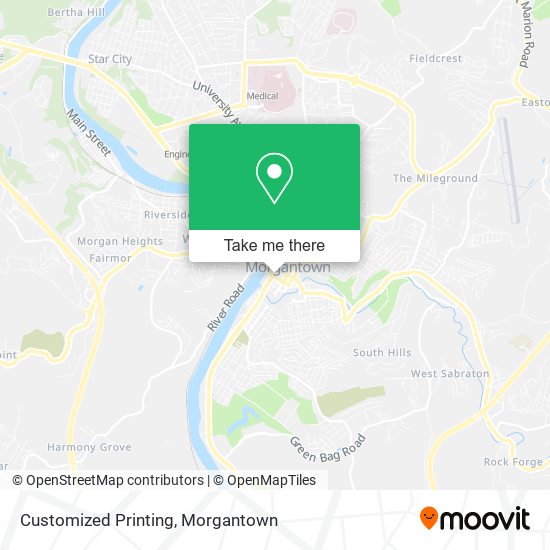 Customized Printing map