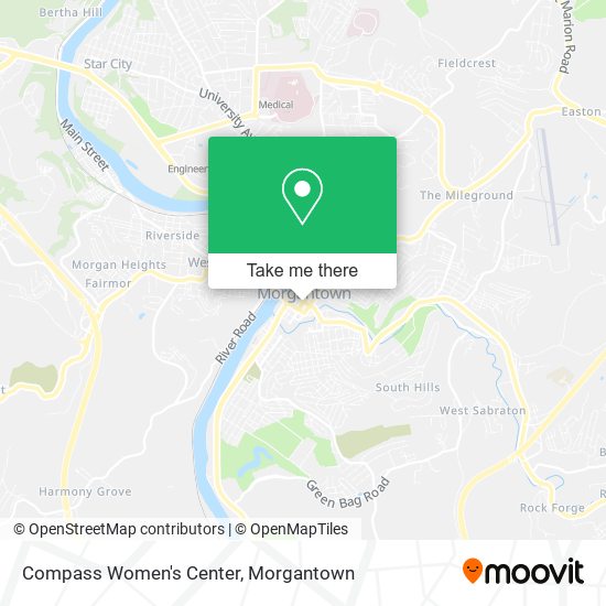 Compass Women's Center map