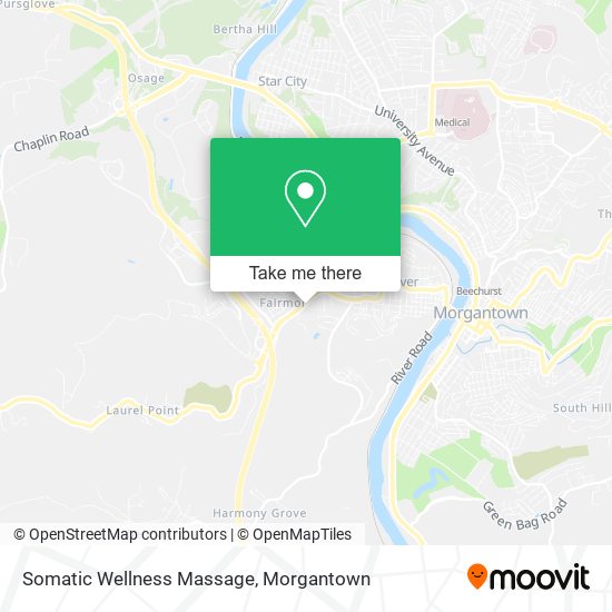Somatic Wellness Massage map