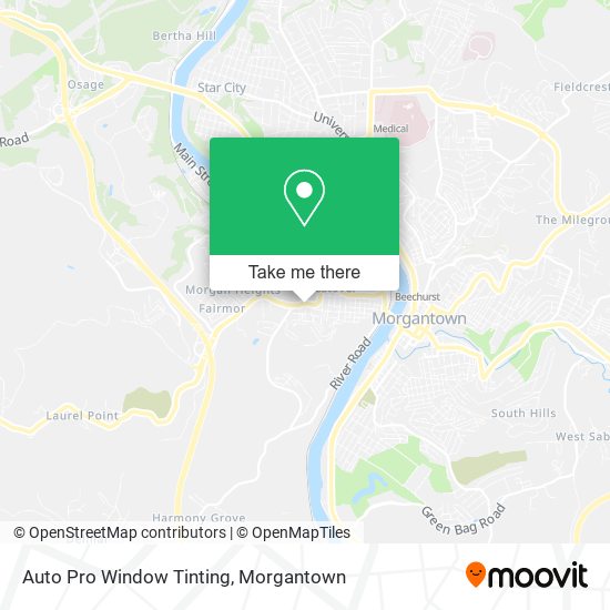 Auto Pro Window Tinting map