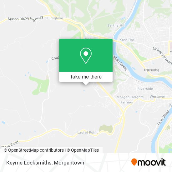 Keyme Locksmiths map