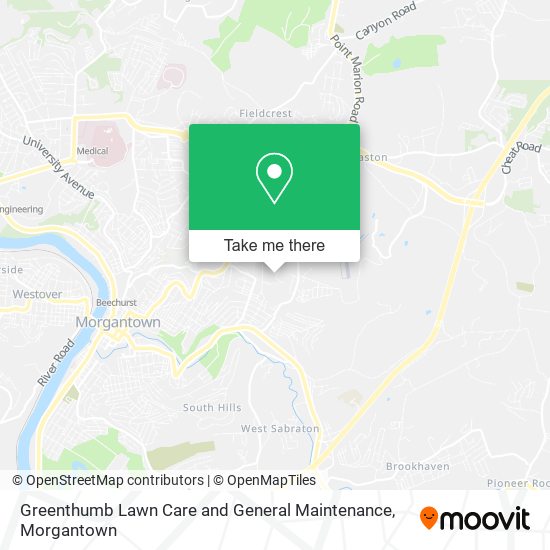 Mapa de Greenthumb Lawn Care and General Maintenance