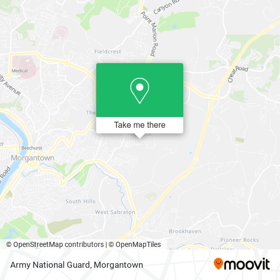 Army National Guard map