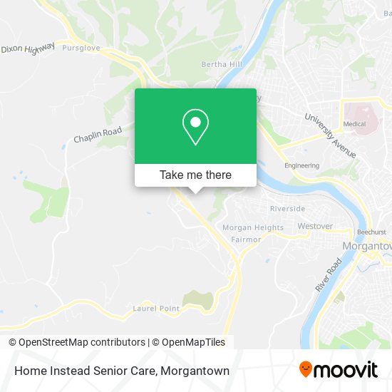 Home Instead Senior Care map