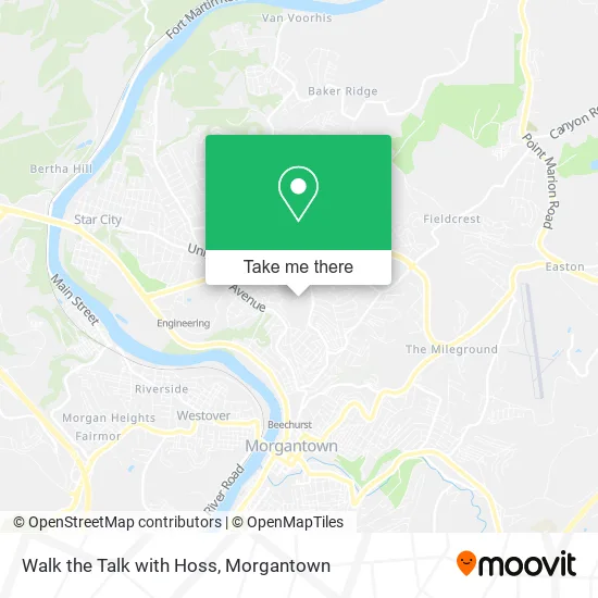 Walk the Talk with Hoss map