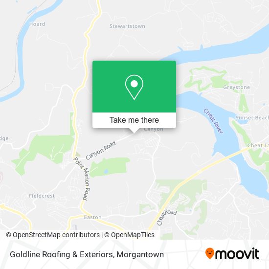 Goldline Roofing & Exteriors map