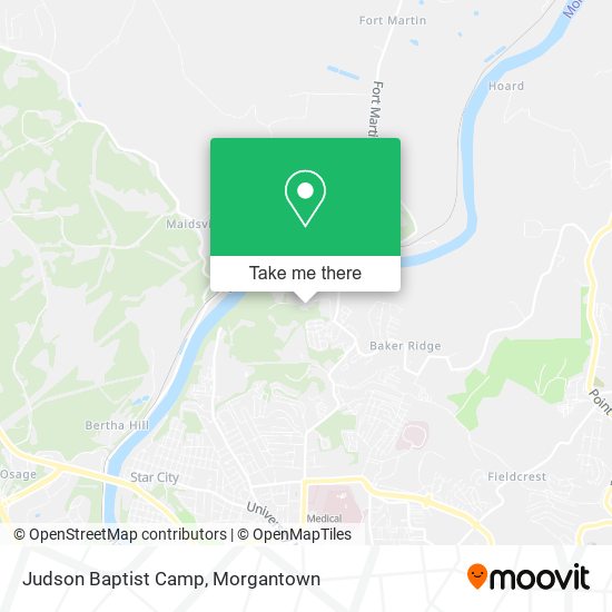 Mapa de Judson Baptist Camp