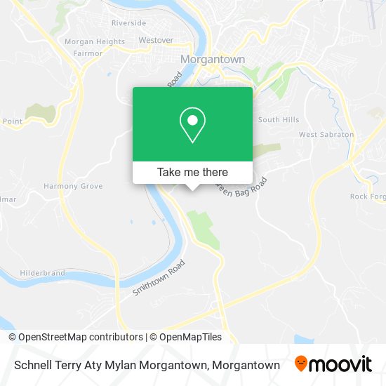 Schnell Terry Aty Mylan Morgantown map