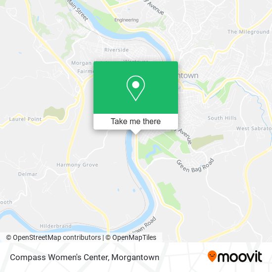 Compass Women's Center map