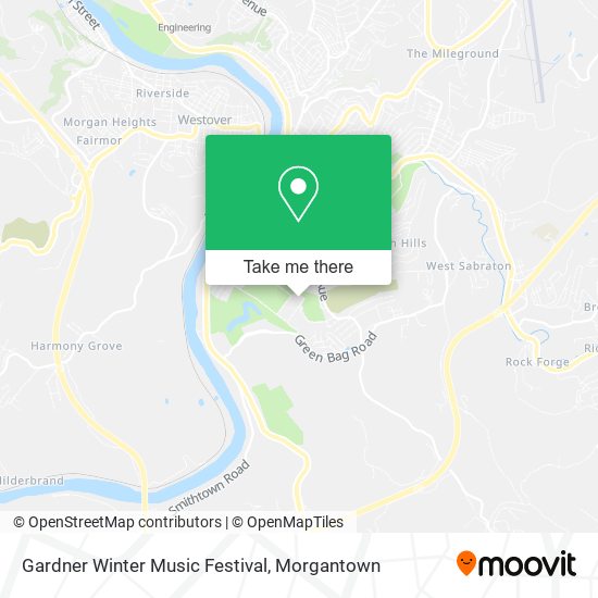 Mapa de Gardner Winter Music Festival