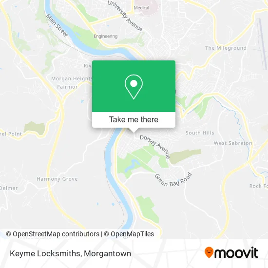 Keyme Locksmiths map