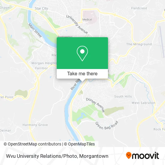 Wvu University Relations/Photo map