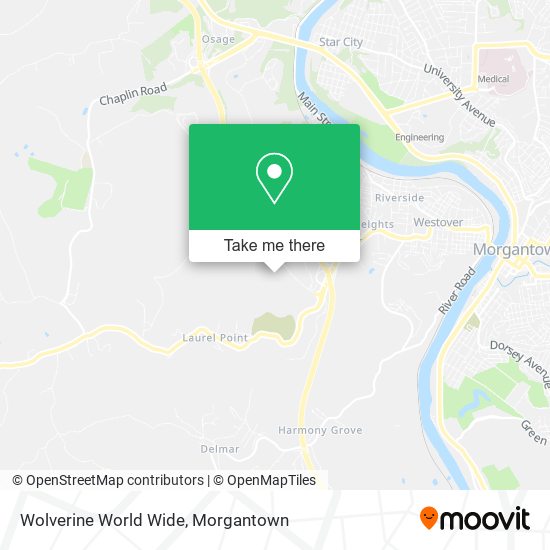 Wolverine World Wide map