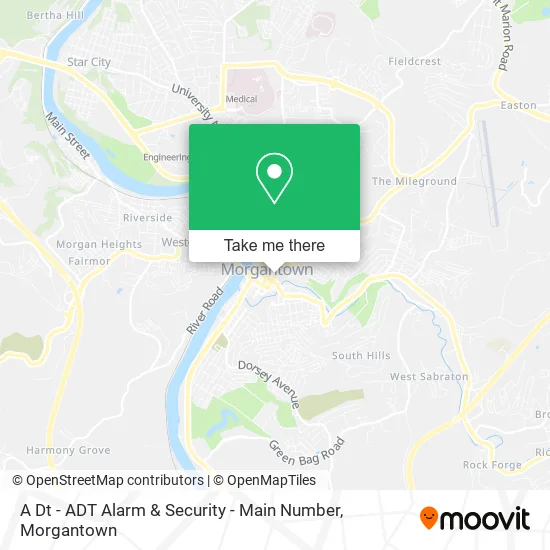 Mapa de A Dt - ADT Alarm & Security - Main Number