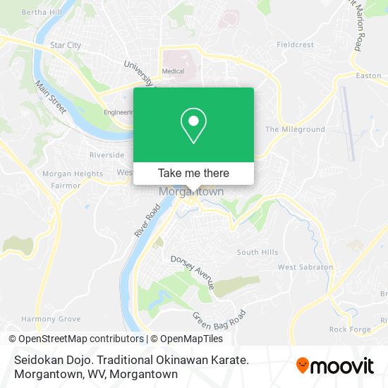 Seidokan Dojo. Traditional Okinawan Karate. Morgantown, WV map