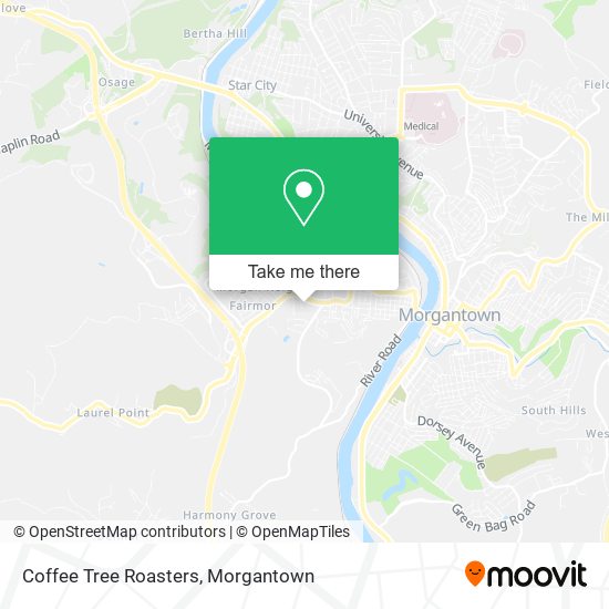 Coffee Tree Roasters map