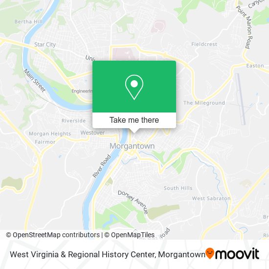 Mapa de West Virginia & Regional History Center