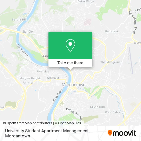 Mapa de University Student Apartment Management