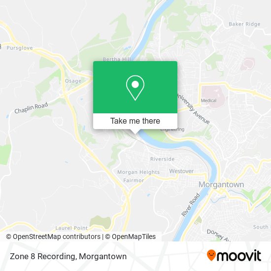 Zone 8 Recording map