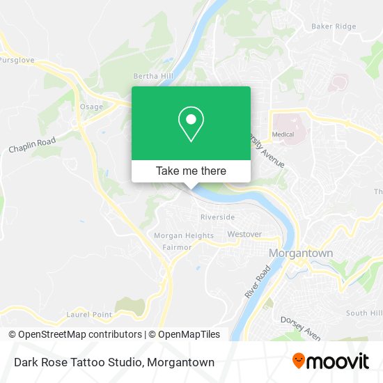 Dark Rose Tattoo Studio map