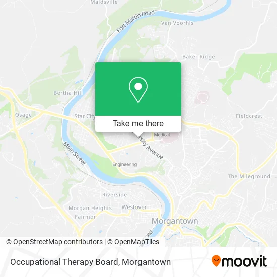 Occupational Therapy Board map