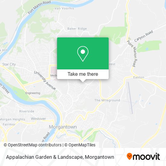 Mapa de Appalachian Garden & Landscape