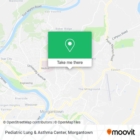 Mapa de Pediatric Lung & Asthma Center